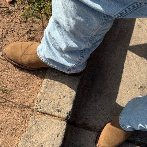 John Lofgren Duke Roper Boots in Horween Natural Chromexcel