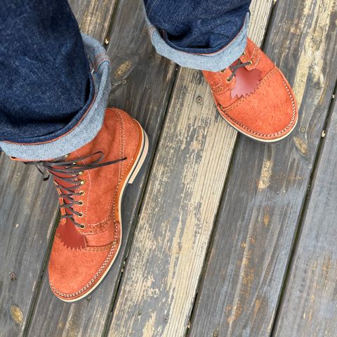 Wesco Jobmaster in Seidel Redwood Oil Tan Roughout