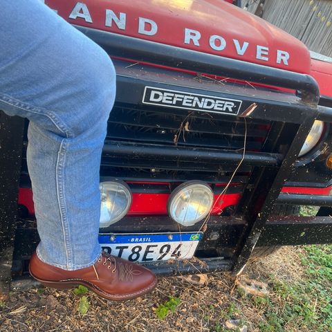 White's Packer Pointed Toe in Seidel Red Dog Oil Tan