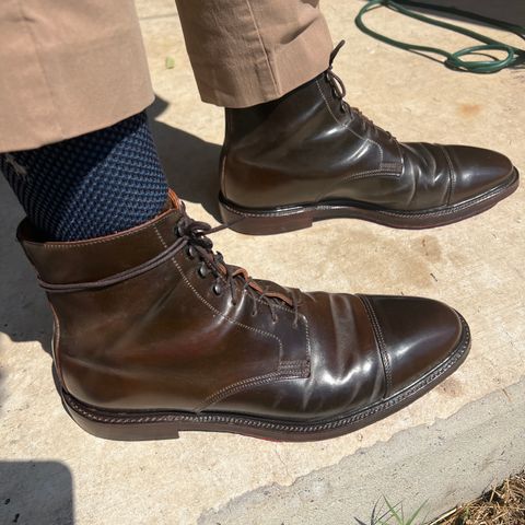 Crockett & Jones Harlech in Horween Dark Brown Shell Cordovan