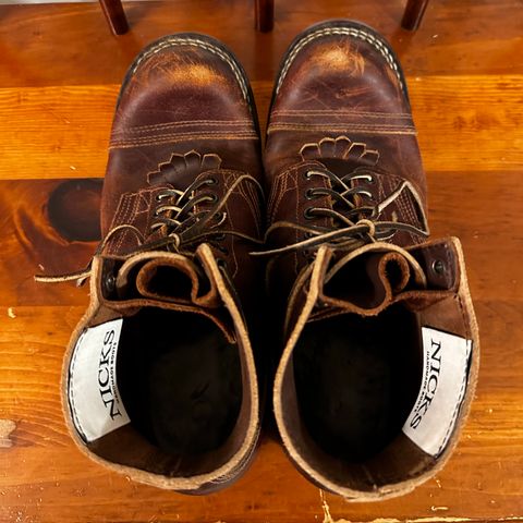 Nicks MTO in Horween Tan Waxed Flesh