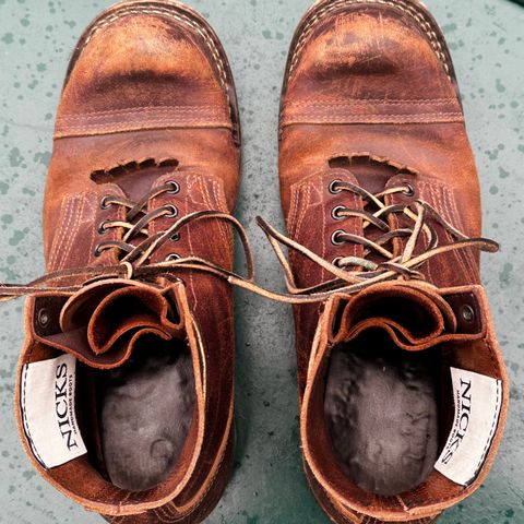 Nicks MTO in Horween Tan Waxed Flesh
