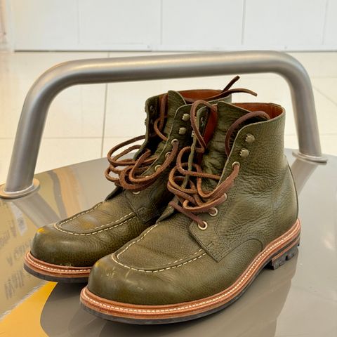 Grant Stone Brass Boot in Badalassi Carlo Oliva Minerva Box