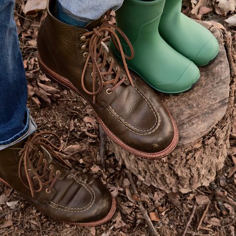 Grant Stone Brass Boot in Badalassi Carlo Oliva Minerva Box