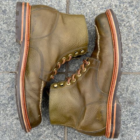 Grant Stone Brass Boot in Badalassi Carlo Oliva Minerva Box