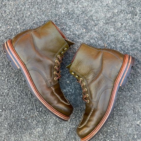 Grant Stone Brass Boot in Badalassi Carlo Oliva Minerva Box