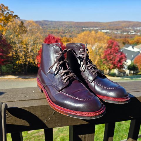 View photo of Alden Indy Boot in Horween Color 8 Shell Cordovan