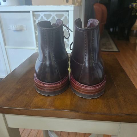 View photo of Alden Indy Boot in Horween Color 8 Shell Cordovan