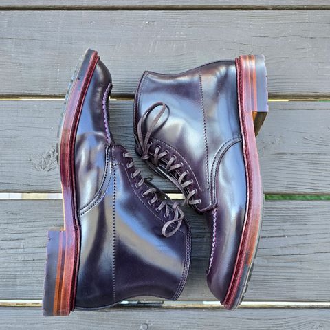 View photo of Alden Indy Boot in Horween Color 8 Shell Cordovan