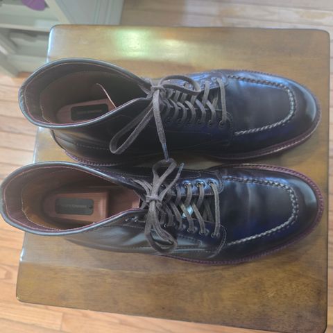 View photo of Alden Indy Boot in Horween Color 8 Shell Cordovan