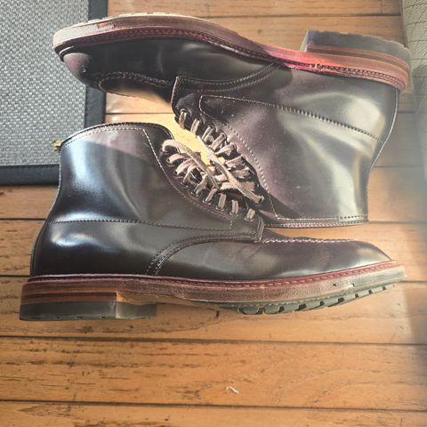 View photo of Alden Indy Boot in Horween Color 8 Shell Cordovan