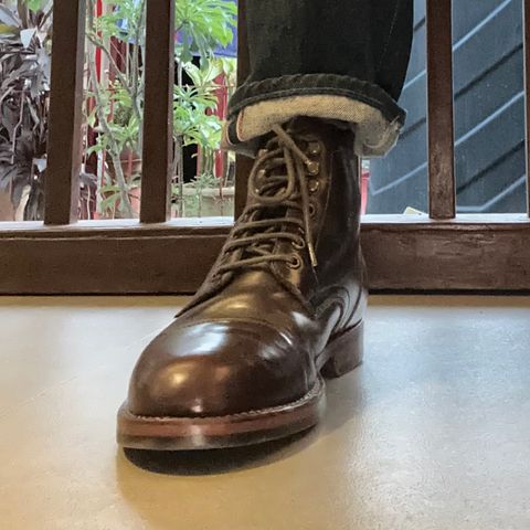 BLKBRD Luchador Custom in Horween Brown Chromexcel