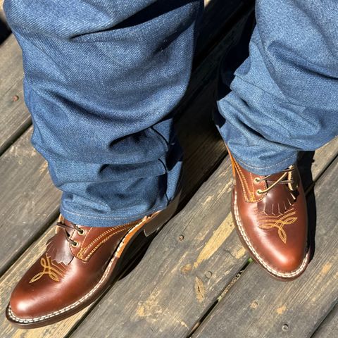 Frank's Frontier Packer in Horween Timber Chromexcel