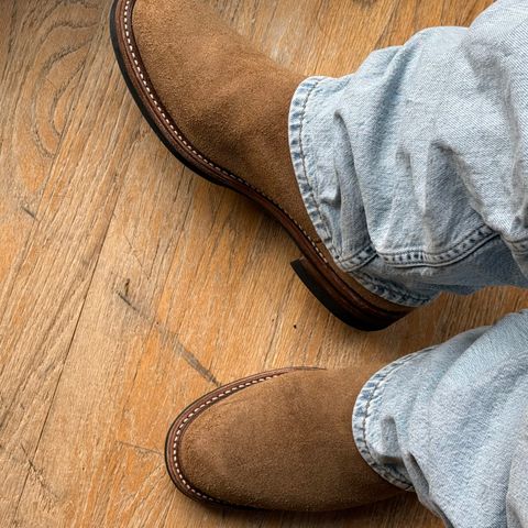 John Lofgren Duke Roper Boots in Horween Natural Chromexcel
