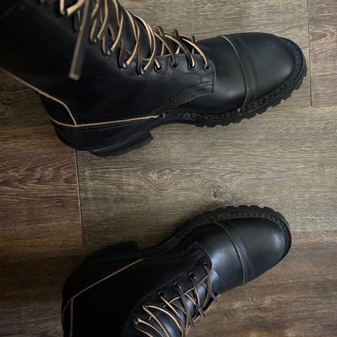 Nicks MTO in Horween Black Waxed Flesh