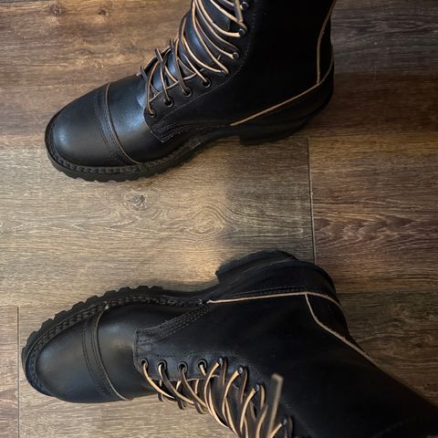 Nicks MTO in Horween Black Waxed Flesh