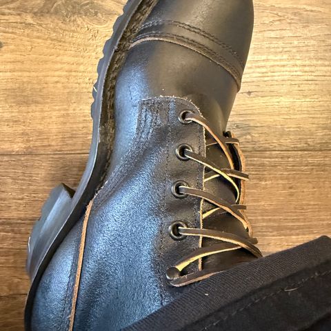 Nicks MTO in Horween Black Waxed Flesh