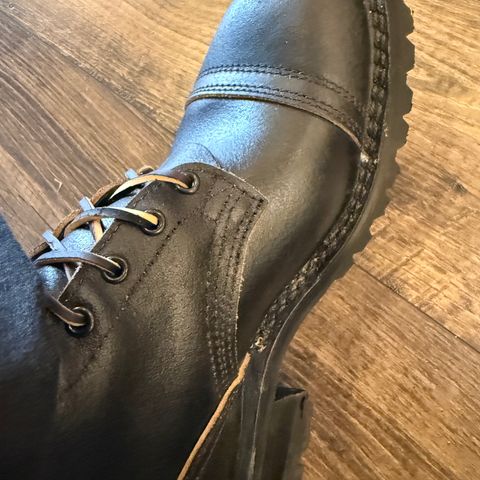 Nicks MTO in Horween Black Waxed Flesh
