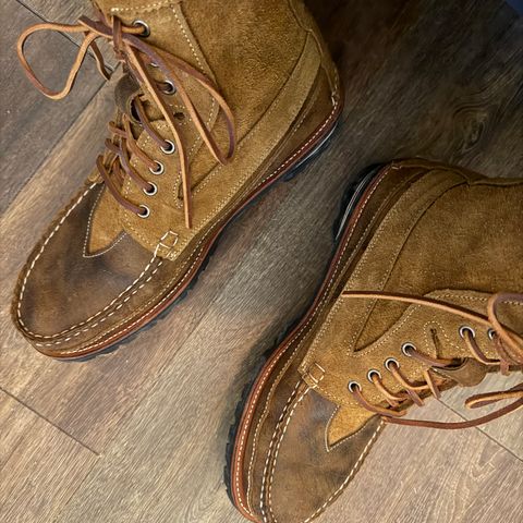 Easymoc Rangeley in C.F. Stead Polo Brown Unicorn Elk & C.F. Stead Dark Brown Kudu