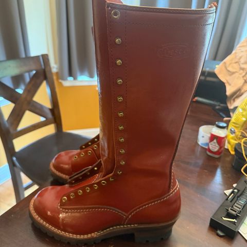 Wesco Highliner in Seidel Red Dog Oil Tan