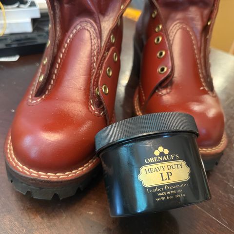 Wesco Highliner in Seidel Red Dog Oil Tan