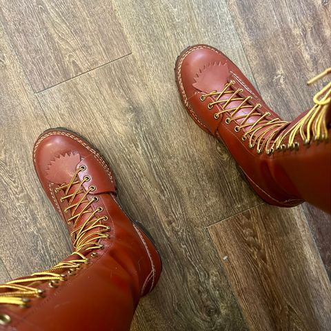 Wesco Highliner in Seidel Red Dog Oil Tan