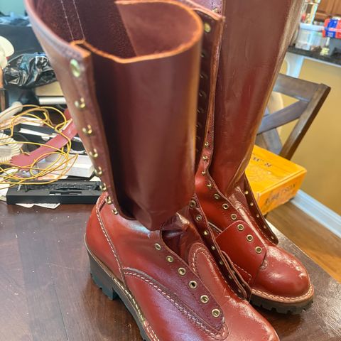 Wesco Highliner in Seidel Red Dog Oil Tan