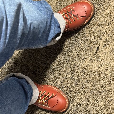 Wesco Highliner in Seidel Red Dog Oil Tan