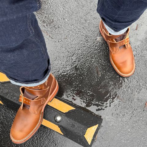Nicks Heritage TankerPro in Horween Ember Waxed Flesh