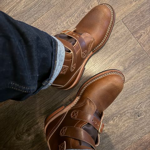 Nicks Heritage TankerPro in Horween Ember Waxed Flesh