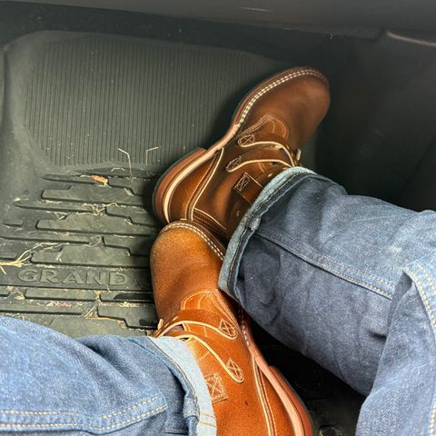 Nicks Heritage TankerPro in Horween Ember Waxed Flesh