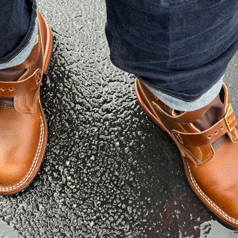Nicks Heritage TankerPro in Horween Ember Waxed Flesh