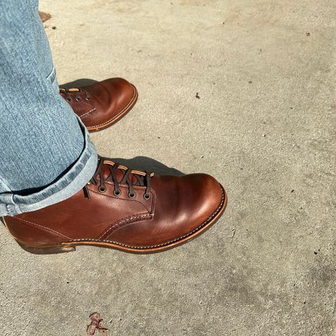 Red Wing Blacksmith in S.B. Foot Briar Oil Slick