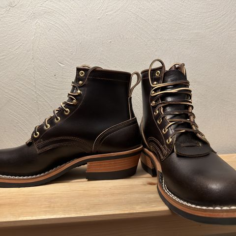 Nicks Robert in Horween Brown Waxed Flesh