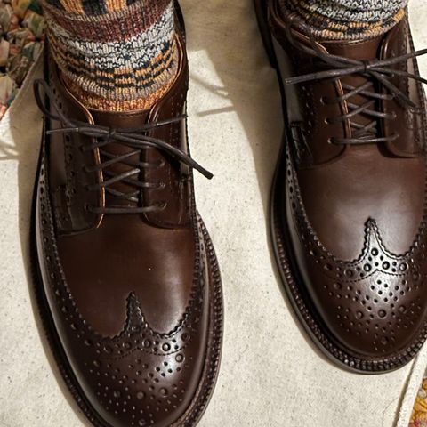 Grant Stone Longwing in Horween Crimson Chromexcel