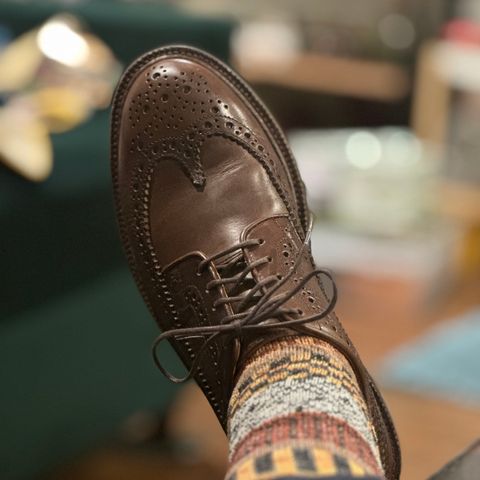 Grant Stone Longwing in Horween Crimson Chromexcel
