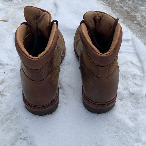 Meermin Hiking Boot in Tobacco Waxy Shell Cordovan