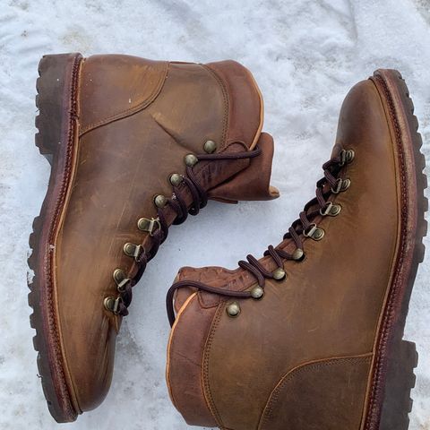 Meermin Hiking Boot in Tobacco Waxy Shell Cordovan