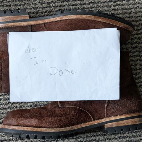 Oak Street Bootmakers Field Boot in Seidel Black Walnut Stampede Roughout