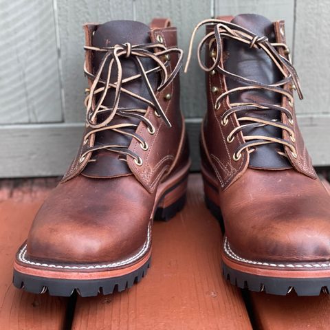 Nicks Lace Up Heritage in Italian Brown Cypress