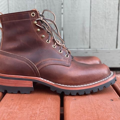 Nicks Lace Up Heritage in Italian Brown Cypress