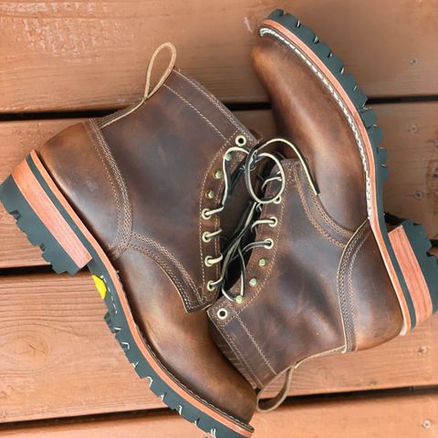 Nicks Lace Up Heritage in Italian Brown Cypress