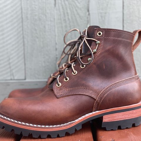 Nicks Lace Up Heritage in Italian Brown Cypress