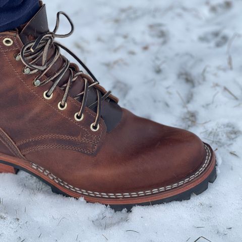 Nicks Lace Up Heritage in Italian Brown Cypress