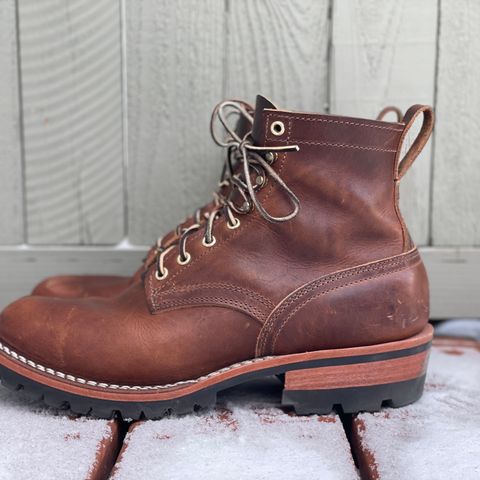 Nicks Lace Up Heritage in Italian Brown Cypress