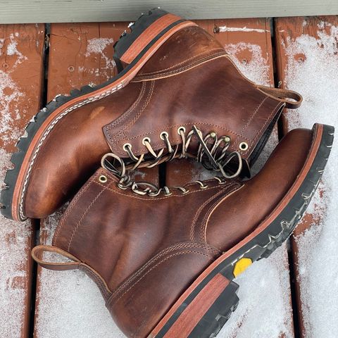 Nicks Lace Up Heritage in Italian Brown Cypress
