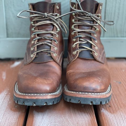 Nicks Lace Up Heritage in Italian Brown Cypress