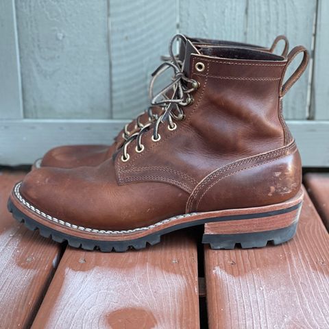 Nicks Lace Up Heritage in Italian Brown Cypress