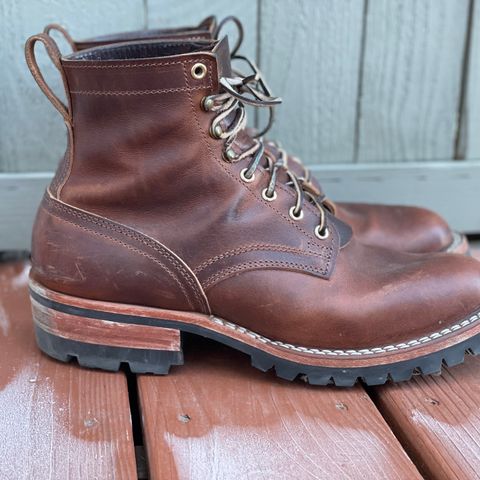 Nicks Lace Up Heritage in Italian Brown Cypress