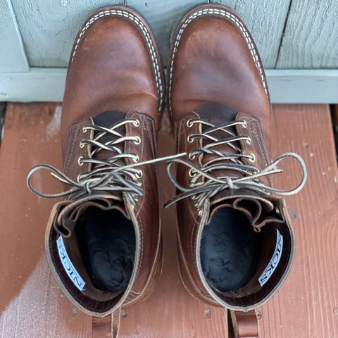 Nicks Lace Up Heritage in Italian Brown Cypress